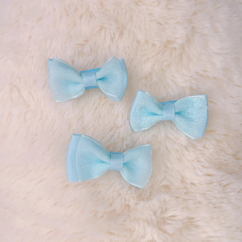 luxurious silk hair ties for a polished finish -Baby Chic: Casual Bow Hair Accessory- Hair Clips - Baby hair bow - for girl