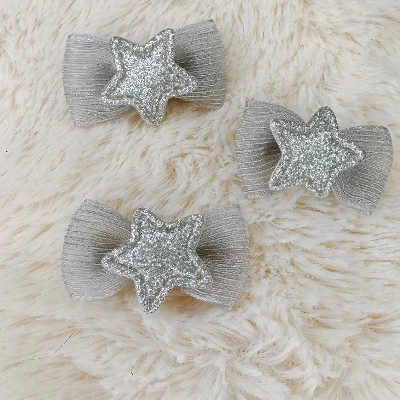 elegant pearl hair combs for classy events -Baby Chic: Cute Bow Hair Accessory