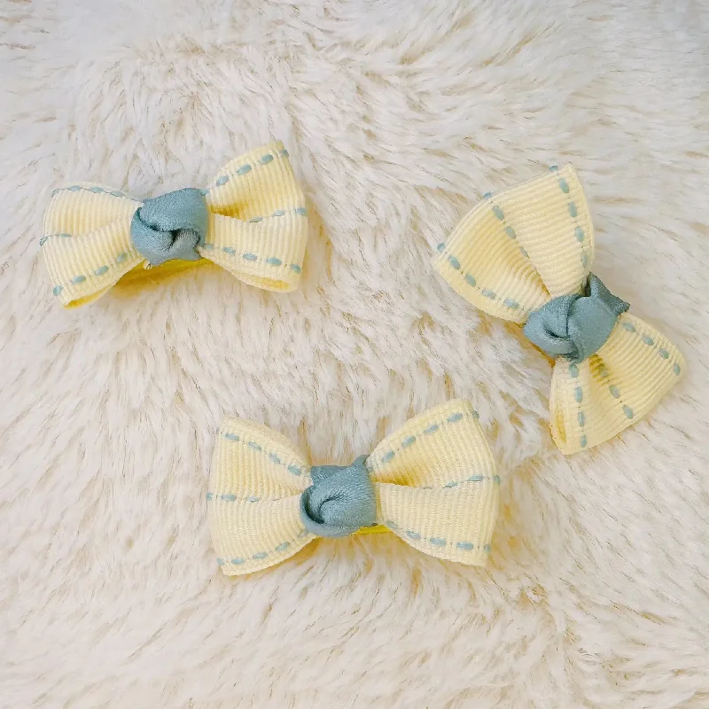 luxurious velvet hairpins for sophisticated elegance -Baby Chic: Cute Bow Hair Accessory