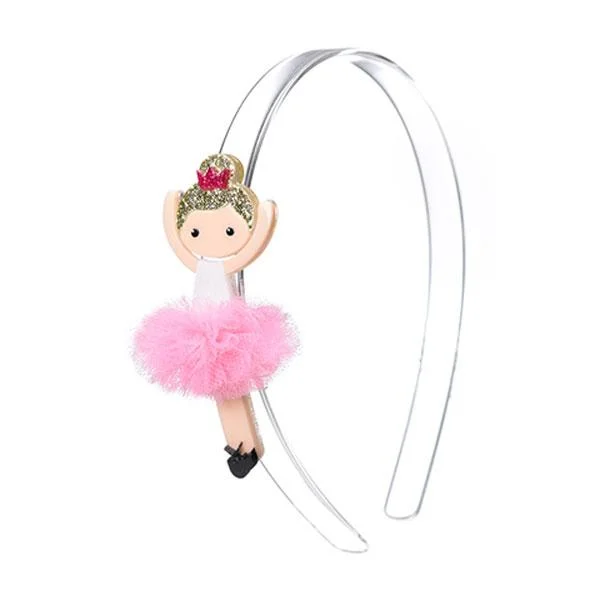 feminine hairpins for a soft touch -Tutu Ballerina Headband