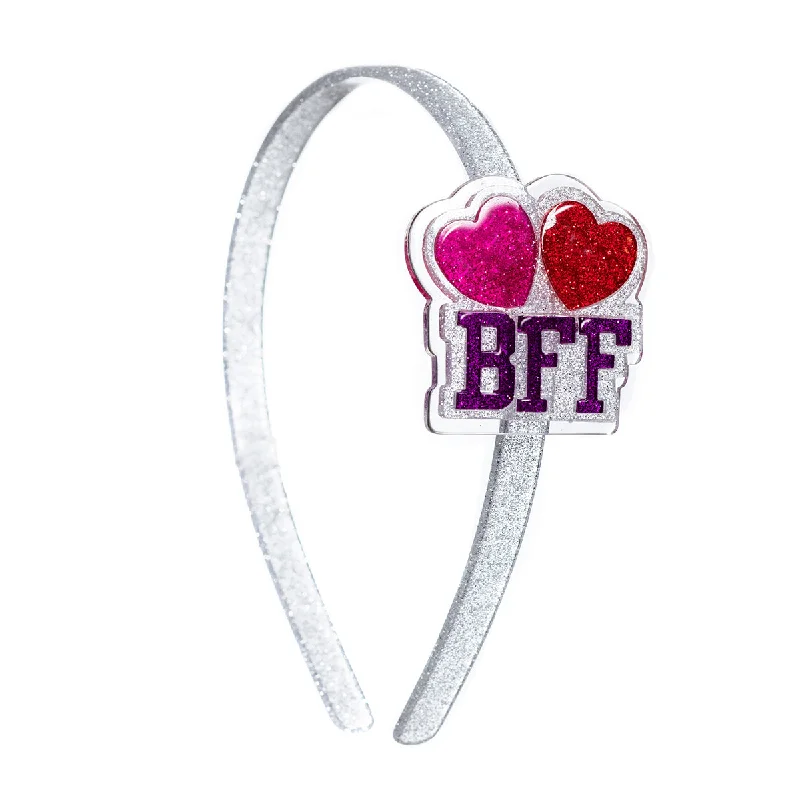 glamorous hairpins for a touch of sparkle -BFF Glitter Headband