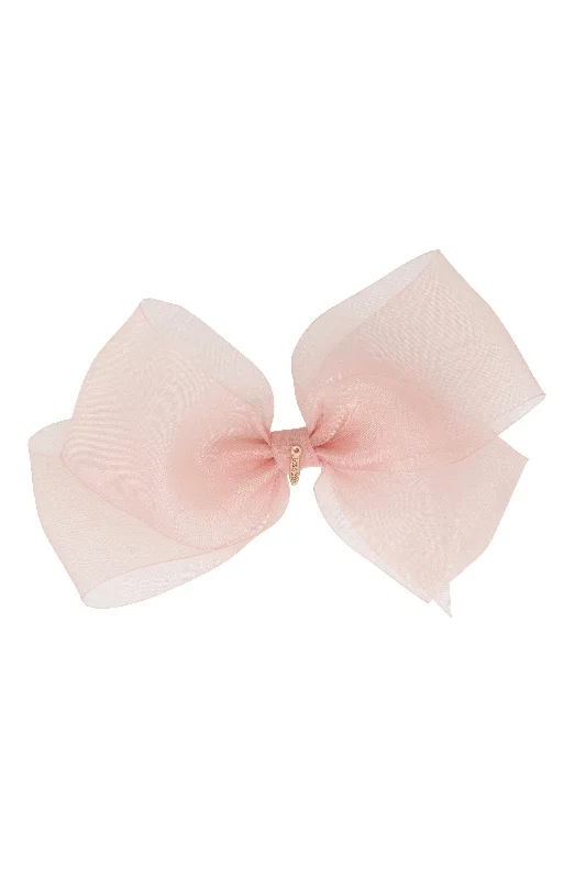 trendy rhinestone hairbands for evening parties -Dahlia Organza Clip - Sweet Nectar (Handmade in the USA!)