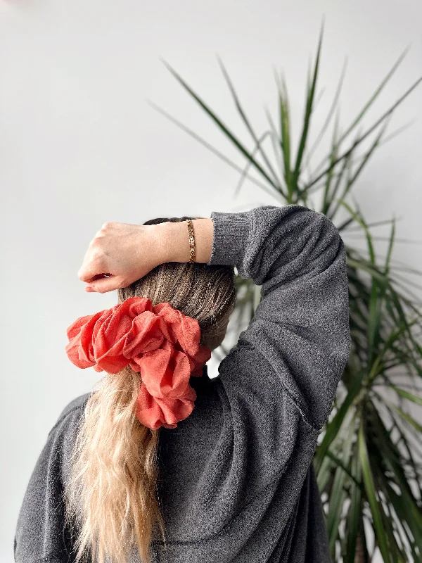 simple hair clips for casual looks -Jumbo Scrunchie