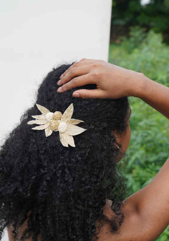 colorful hairpins for a playful touch -Maya Floral Clip