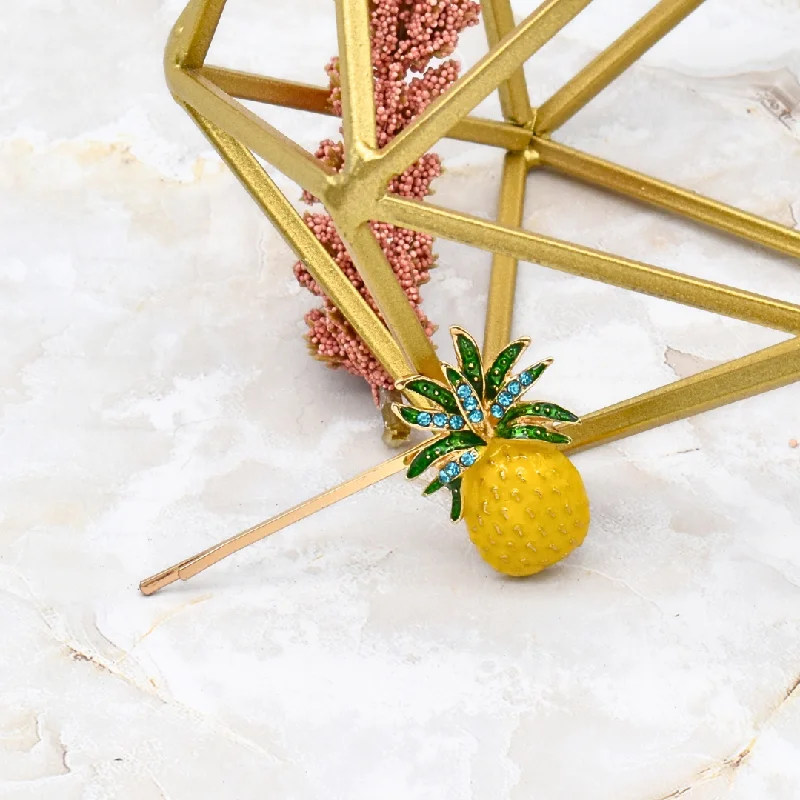 bohemian hairpins for relaxed vibes -Pineapple hair pin