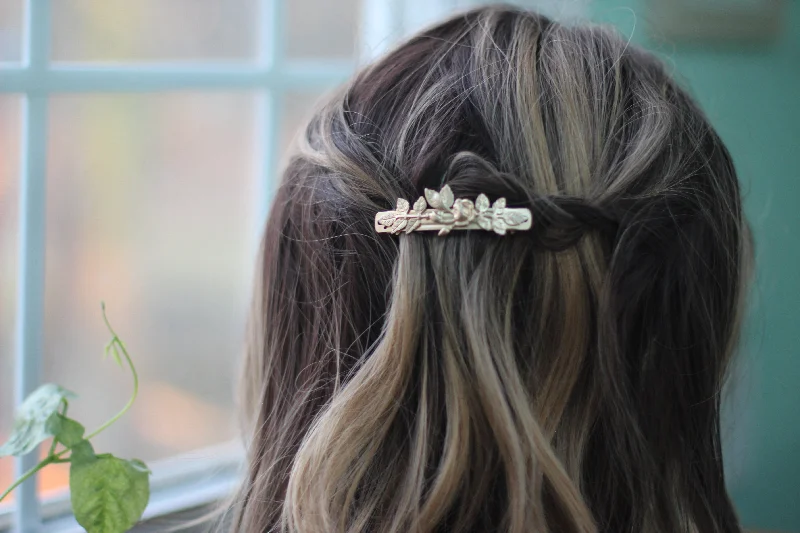 wedding hair accessories for the bride -Rose Barrette- discounted version