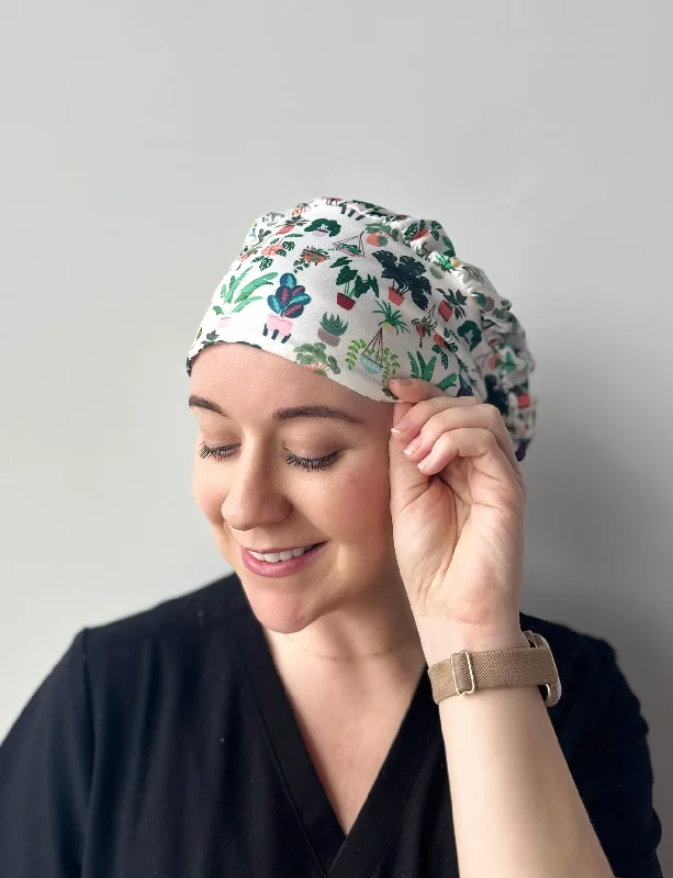 high-fashion hairbands for glamorous looks -Scrub Hat - Plant Lover