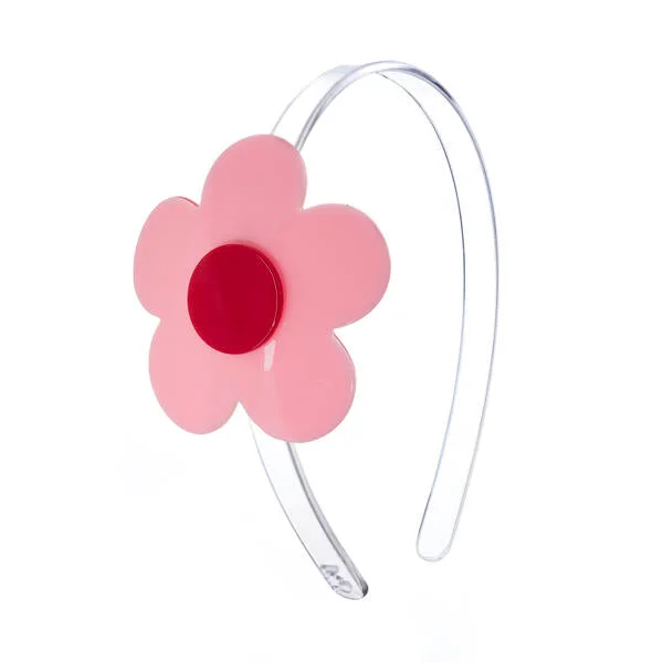 unique hair accessories for personalized styles -SPR24- Flower Vania in Light Pink Headband