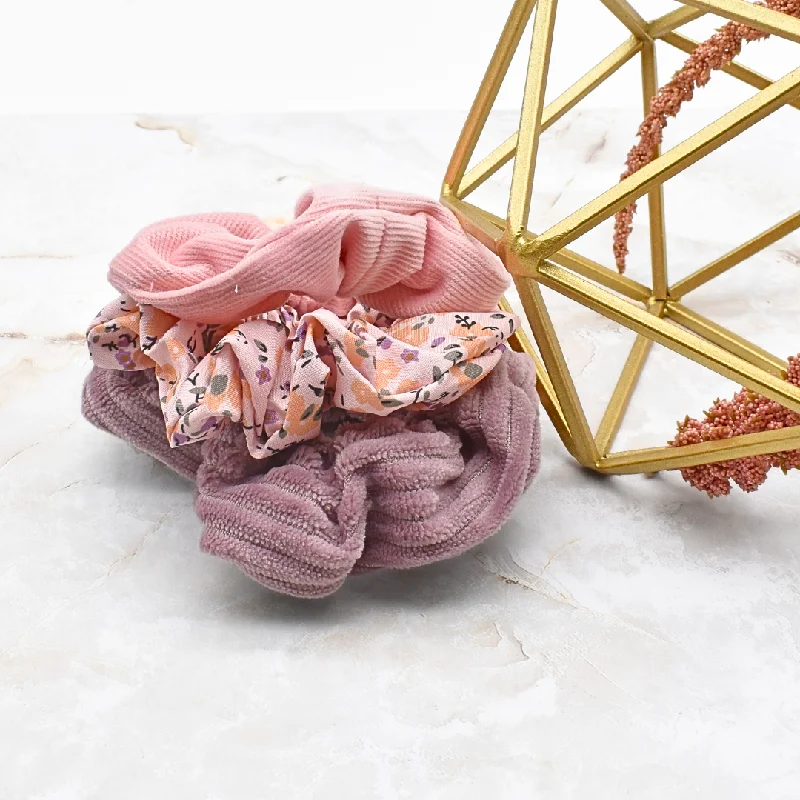 bridal headbands for romantic weddings -Spring scrunchie set