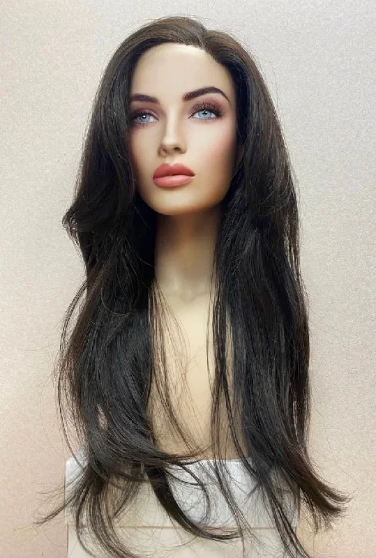 14-24inch Natural Color Virgin Human Hair Silicone Medical Wigs for Alopecia and Medical Hair Loss