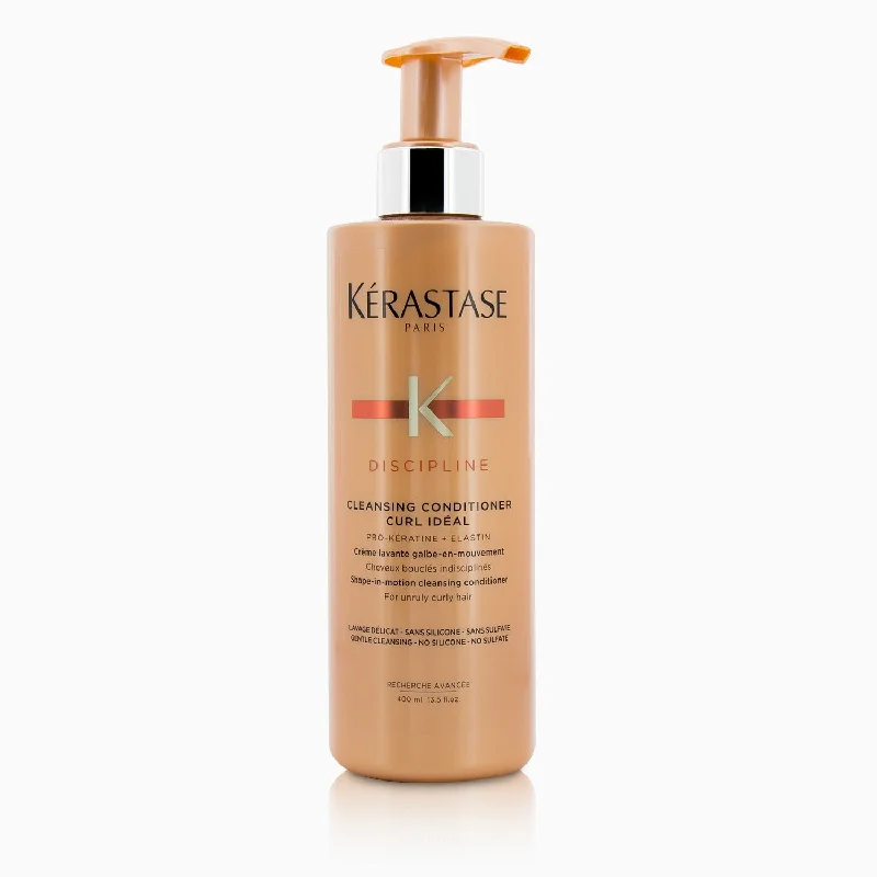 smoothing hair care for frizz-Kerastase Discipline Cleansing Conditioner Curl Ideal Shape-in-Motion Cleansing Conditioner (For Unruly Curly Hair)  400ml/13.5oz