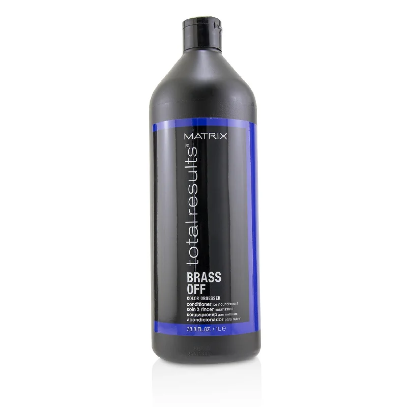 volume boosting shampoo for fine hair-Matrix Total Results Brass Off Color Obsessed Conditioner  1000ml/33.8oz