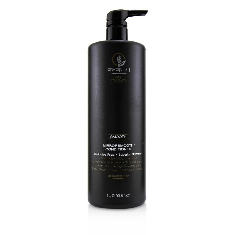 shampoo for greasy hair and oily scalp-Paul Mitchell Awapuhi Wild Ginger Smooth Mirrorsmooth Conditioner (Eliminates Frizz - Superior Softness)  1000ml/33.8oz