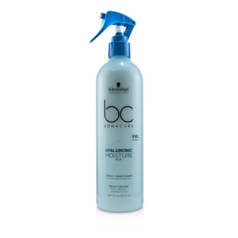 best shampoo for sensitive scalp-Schwarzkopf BC Bonacure Hyaluronic Moisture Kick Spray Conditioner (For Normal to Dry Hair)  400ml/13.5oz