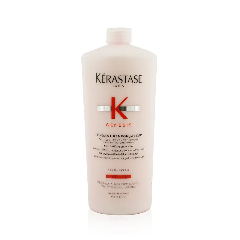 moisturizing hair mask for dry hair-Kerastase Genesis Fondant Renforcateur Fortifying Anti Hair-Fall Conditioner (Weakened Hair, Prone To Falling Due To Breakage)  1000ml/34oz