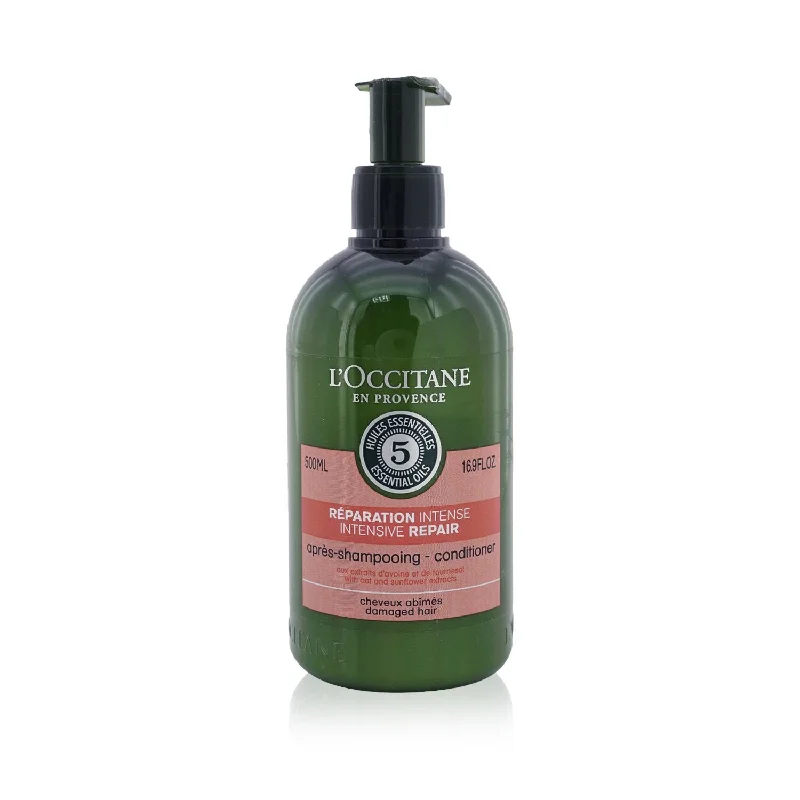 deep nourishing hair oil for frizzy hair-L'Occitane Aromachologie Intensive Repair Conditioner (Damaged Hair) (Packaging Slightly Damaged)  500ml/16.9oz