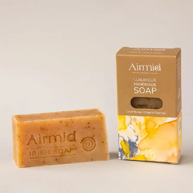 Airmid Luxurious Irish Raw Honey & Organic Oatmeal Handmade Soap