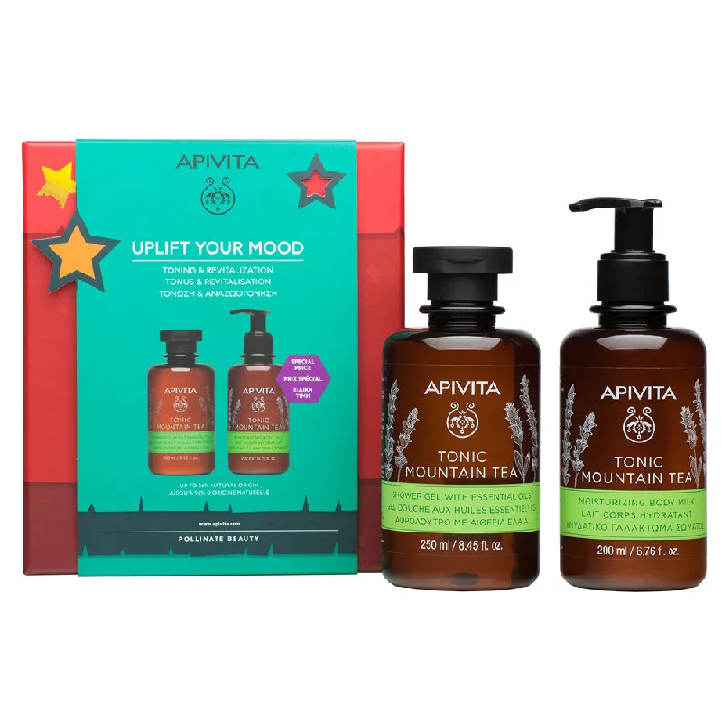 Apivita Tonic Mountain Tea Body Gift Set