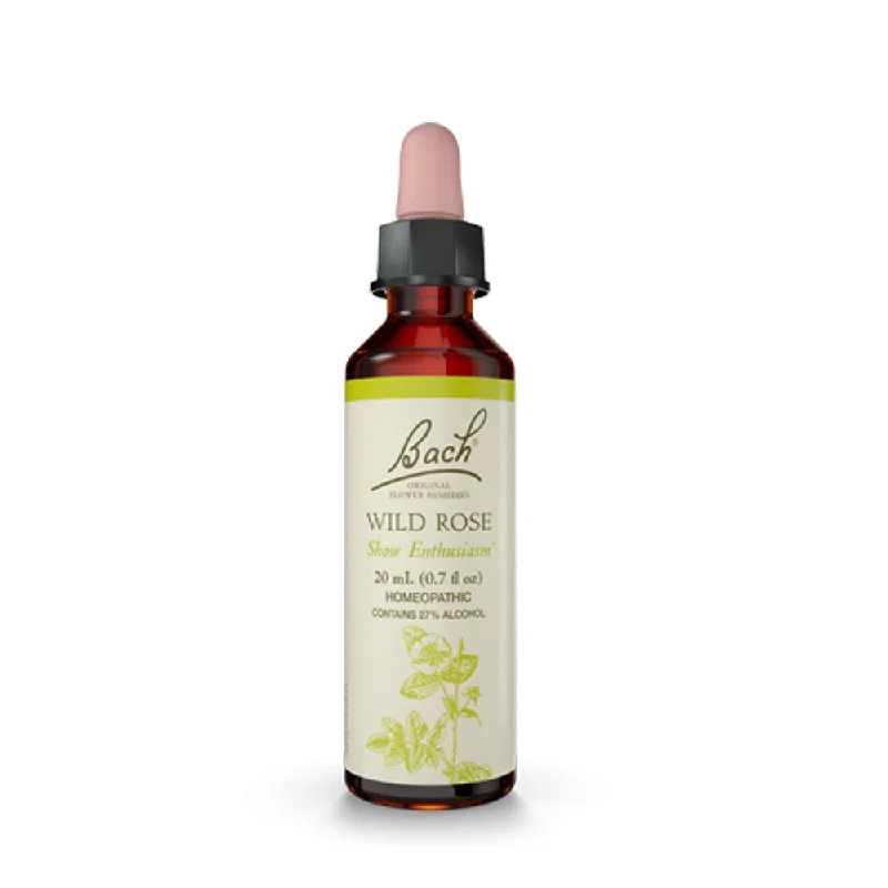 Bach Original Flower Remedy Wild Rose 'Show Enthusiasm'