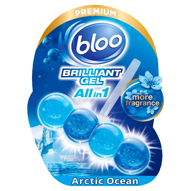 Bloo Brilliant Gel Arctic Ocean Toilet Rim Block 42g