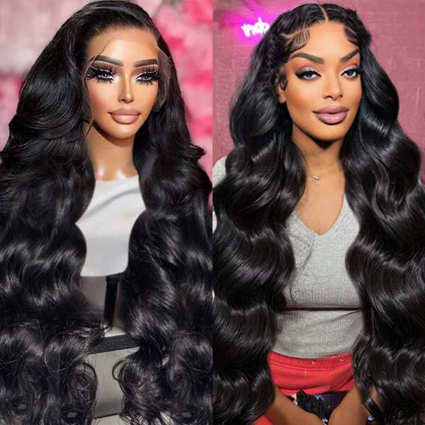 Body Wave Virgin Human Hair Wigs 13x4/13x6 Lace Frontal Wig Pre-plucked Breathable Lace Wig