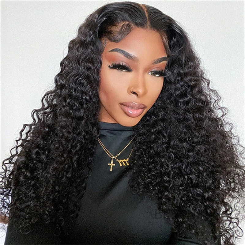 Brennas Hair 6x6 HD Lace Wigs Deep Wave Lace Closure Wig High Density Quality Human Hair Wig