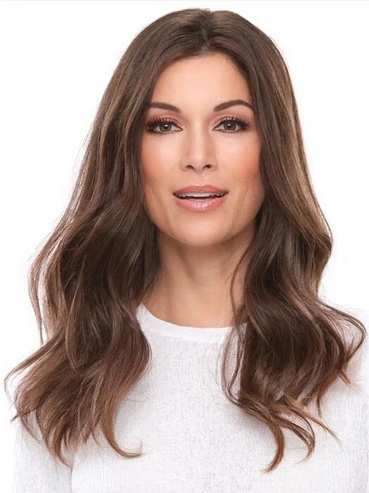 Brown Long Wavy Wigs 100% Human Hair Wigs