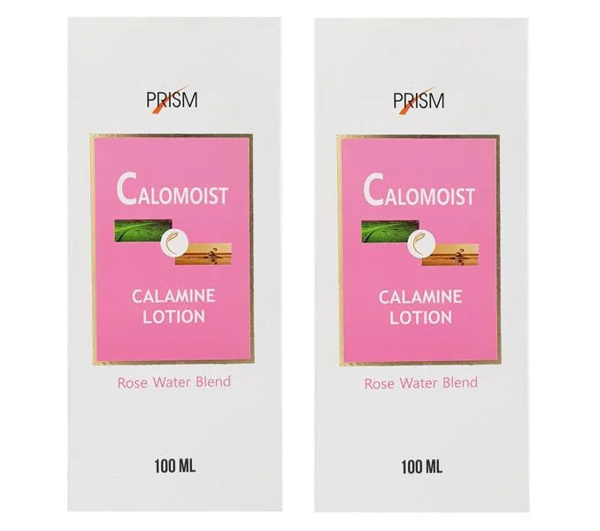 Calomoist Calamine Lotion 100ml, Pack of 2