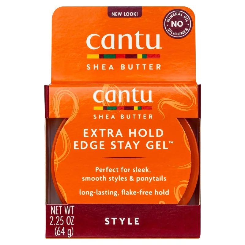 curly hair mask for hydration-Cantu Extra Hold Edge Stay Gel