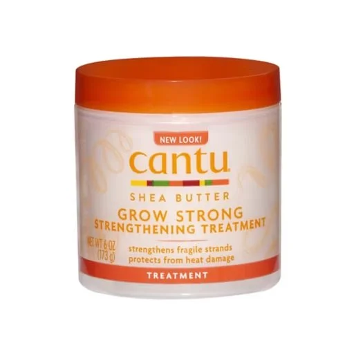 deep conditioning hair treatment for bleached hair-Cantu Grow Strong Strengthening Treatment