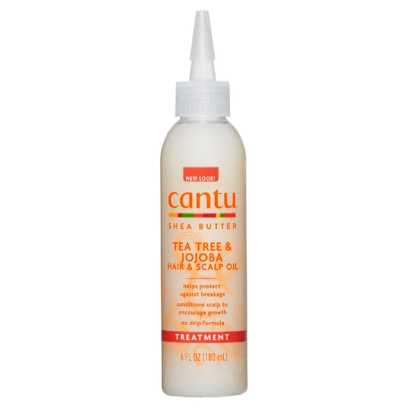 sulfate-free shampoo for healthy hair-Cantu Tea Tree & Jojoba Hair & Scalp Oil