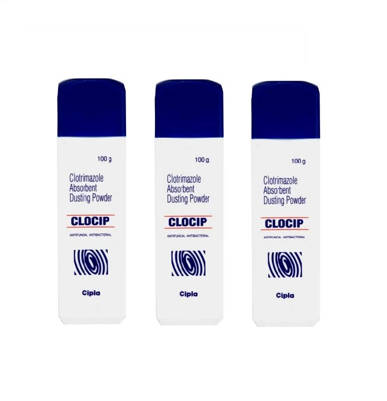 Clocip Dusting Powder 100gm, pack of 3