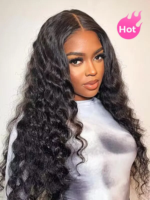 thick lace front wigs for fuller style -CurlyMe Pre-Bleached 6x4 HD Lace Wear Go Glueless Wigs Very Convenient Pre-Cut Lace Wig