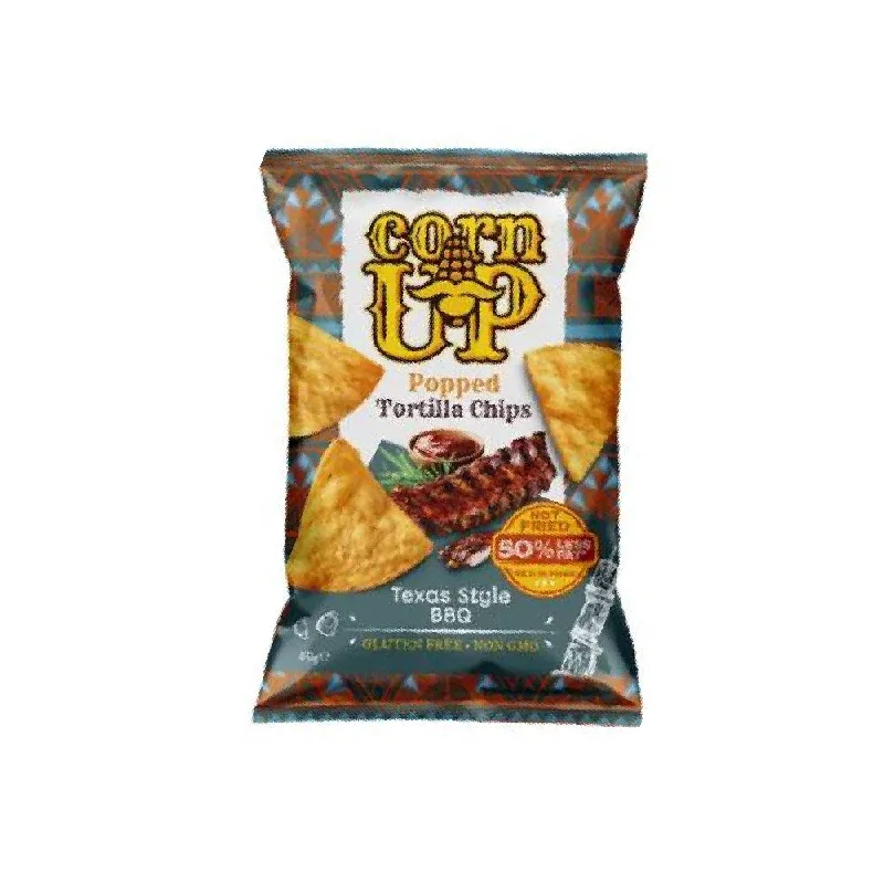 Corn Up Popped Tortilla Chips Texas Style BBQ