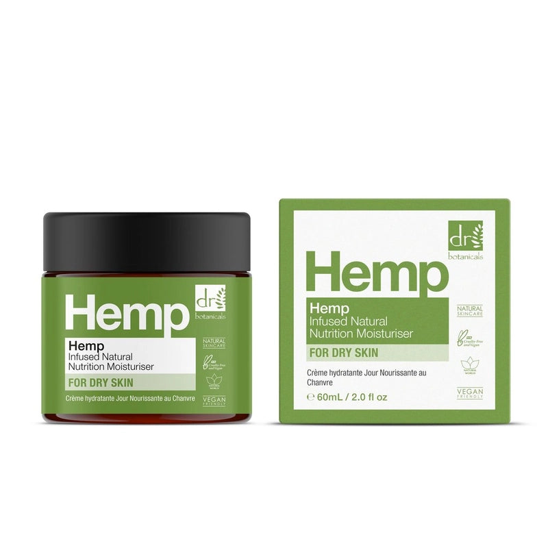 Dr Botanicals - Hemp Infused Natural Nutrition Moisturiser 60ml