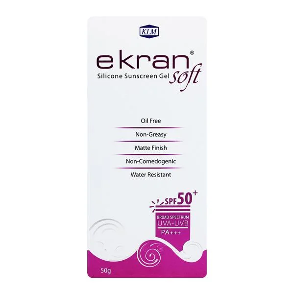 Ekran Soft Spf 50+ Silicone Sunscreen Gel, 50g