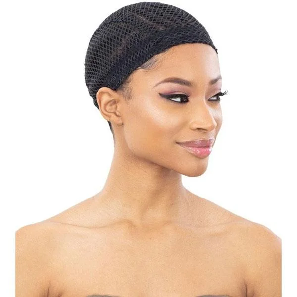 easy-to-wear wigs for elderly women -Freetress Anti-Slip Crochet Wig Cap - (C)