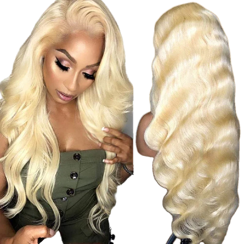 Human Body wave  hair Wigs   4x4 Lace Closure