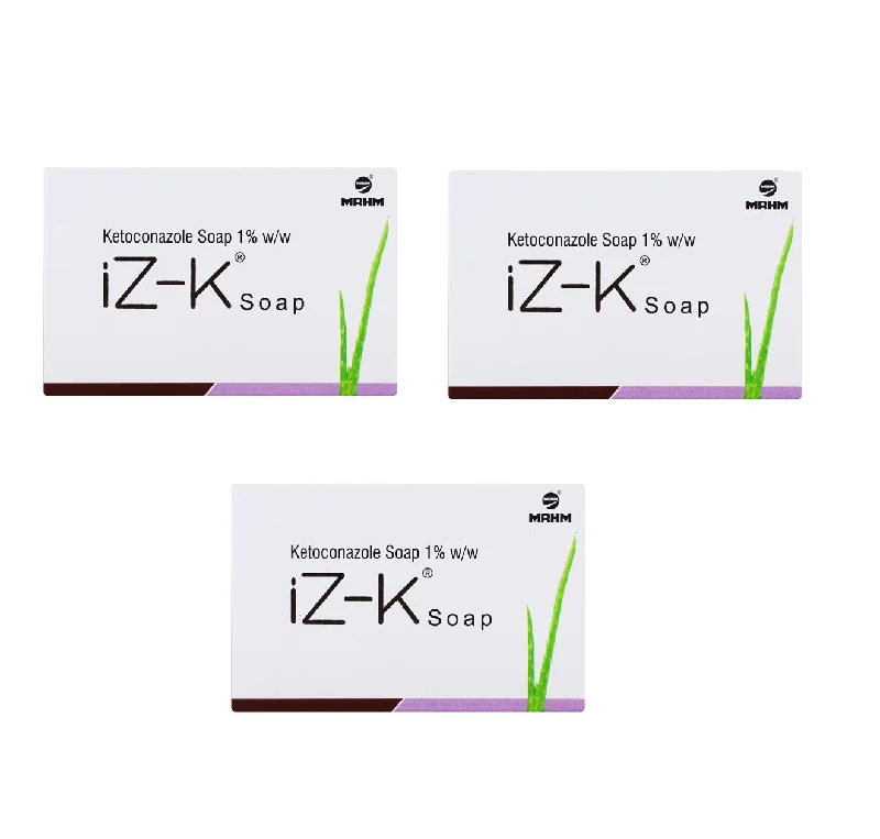 IZ-K soap 75gm, Pack of 3