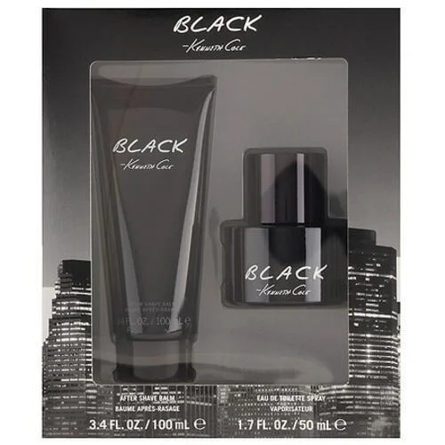 Kenneth Cole Black for Men Gift Set 1.7 oz EDT and 3.4 oz After Shave