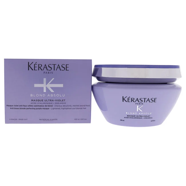 best hair products for thick hair-Kerastase Blond Absolu Hair Masque Ultra-Violet 6.8 Oz