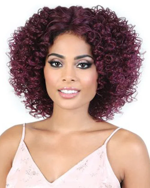 LDP-Ginger | Lace Front & Lace Part Synthetic Wig by Motown Tress