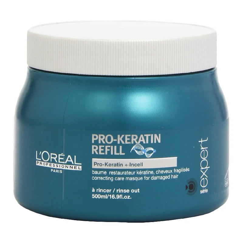 deep conditioning hair treatment for bleached hair-L'Oreal Pro-Keratin Refill Correcting Care Mask 16.9 oz.