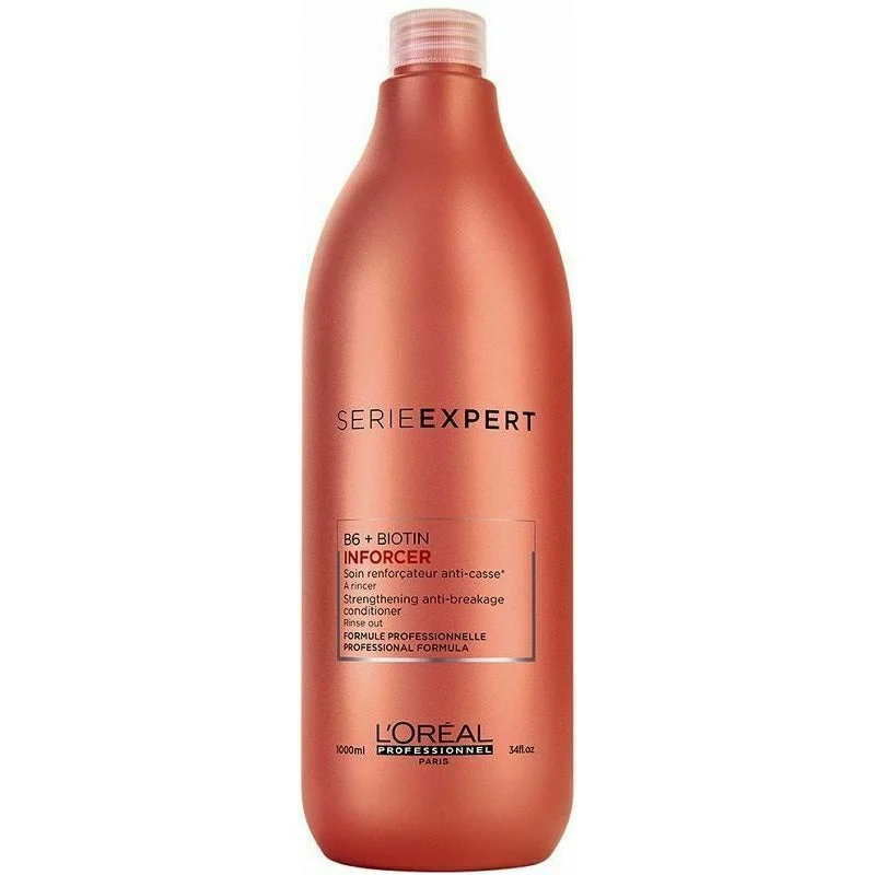 best hair care routine for men-L'Oreal Professionnel B6 + Biotin Inforcer Strengthening Conditioner 34 oz