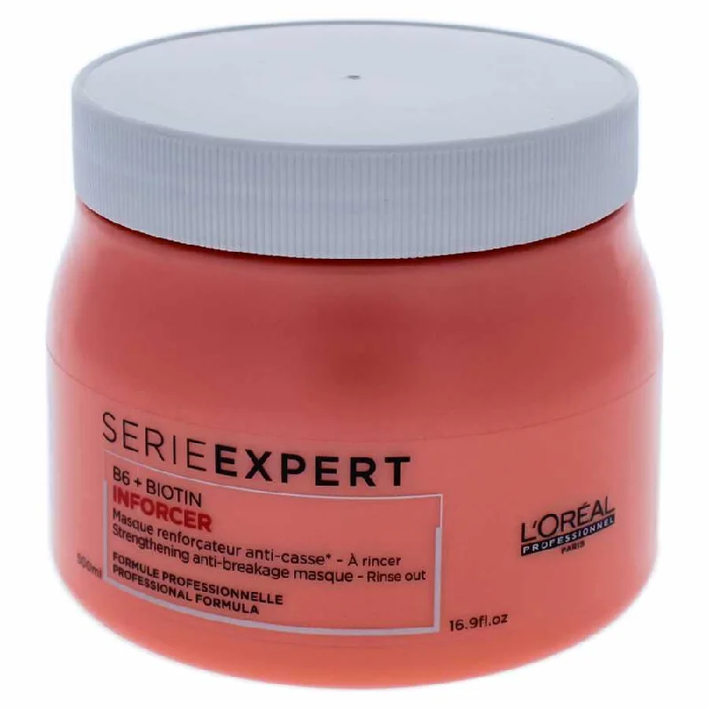 products to strengthen hair roots-L'Oreal Professionnel B6 + Biotin Inforcer Strengthening Mask 16.9 oz