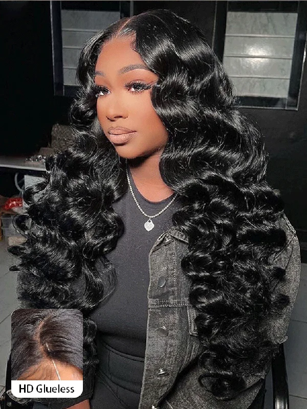 African American wigs for natural style -CurlyMe Pre-cut 9x6 Lace M-cap Wear Go Glueless Mini Knots Wand Curl Hair HD Lace Front Wig Pre-plucked