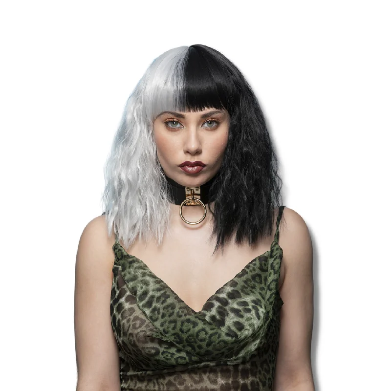 medium length wigs for versatile style -Trash Goddess® Wig - Dark Side Of The Moon™