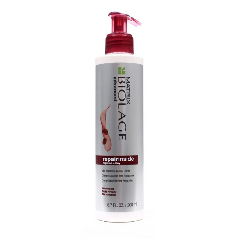 products to stop hair thinning-Matrix Biolage Advanced Repairinside Control Cream Leave In 6.7 oz