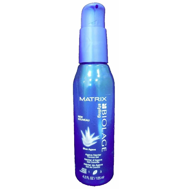 repairing conditioner for damaged hair-Matrix Biolage Blue Agave Nectar Control Gel 4.2 oz