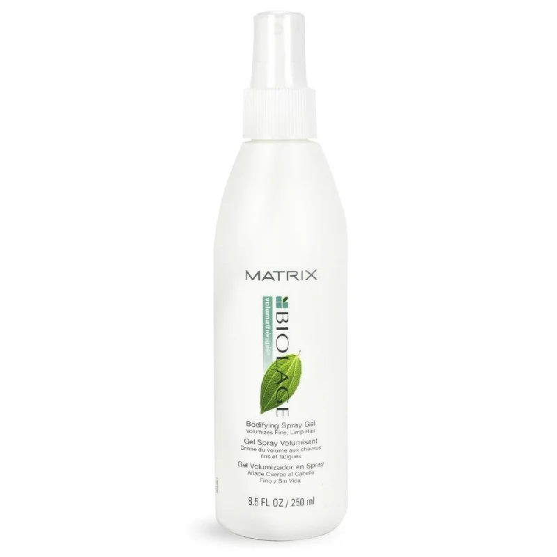 natural hair care routine for hair repair-Matrix Biolage Bodifying Spray Gel 8.5 oz